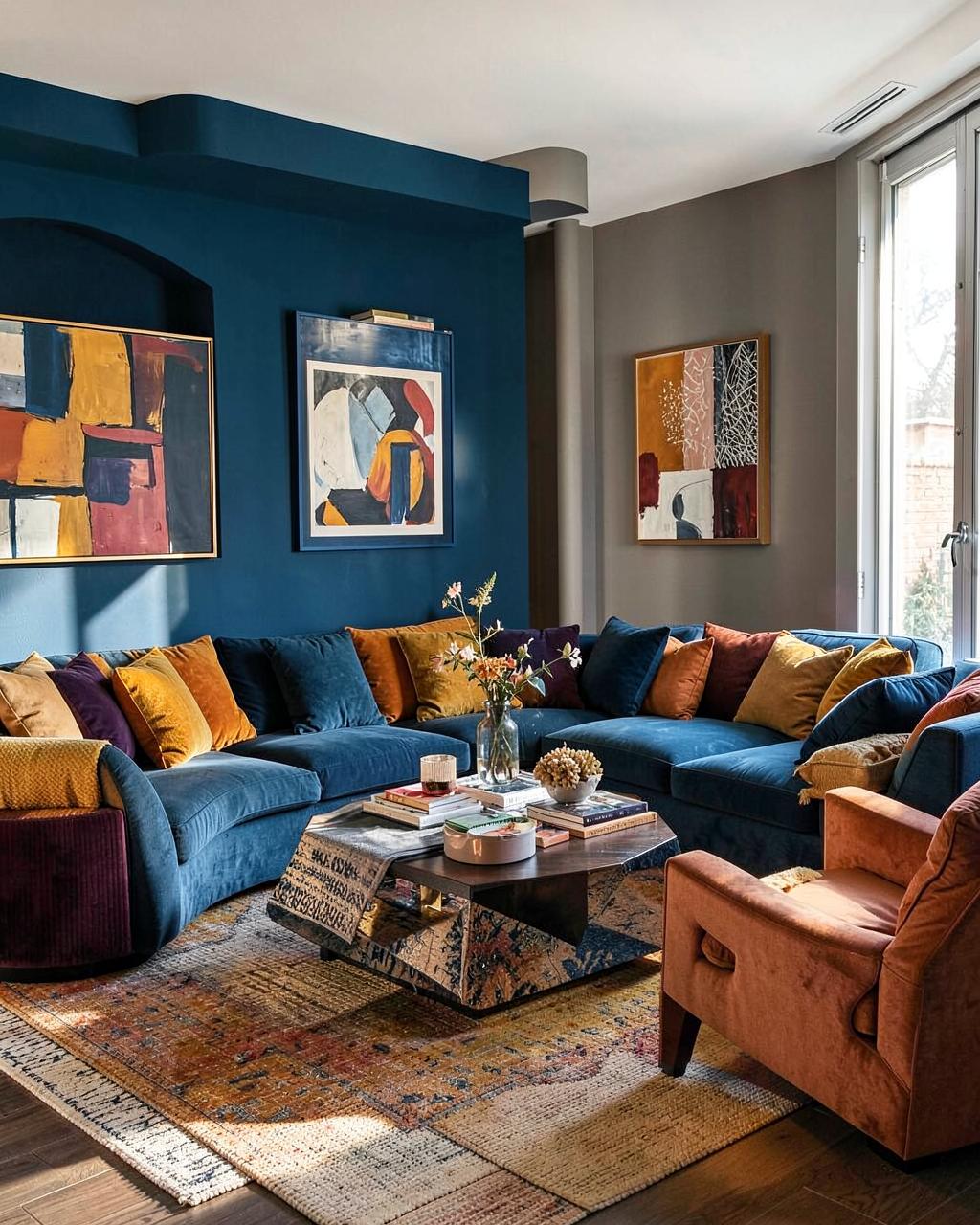Colourful and collected